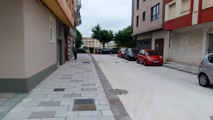 Imagen de la calle Vila de Laxe. Foto: Terra Galega