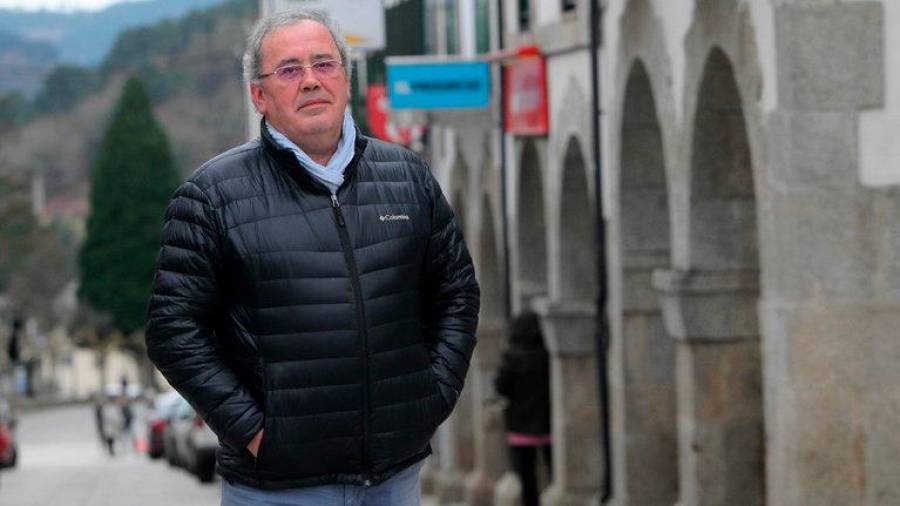 Juan Serrano, alcalde de Portomarín, presentó su renuncia al cargo. Foto. E.P.