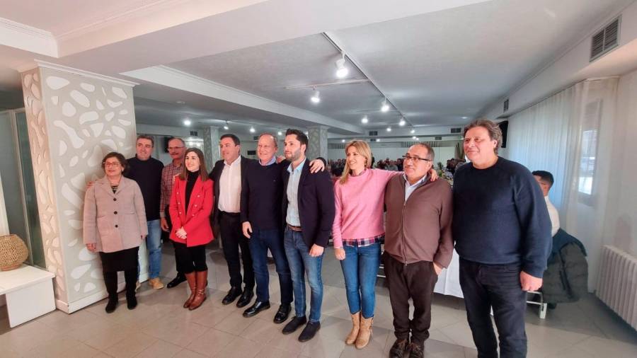Presentación de los candidatos del PSdeG-PSOE Ourense en A Baixa Limia a las elecciones municipales de 2023. FOTO: PSDEG