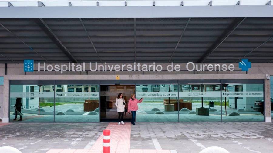 Imagen de la fachada del Hospital Universitario de ourense FOTO: La Región