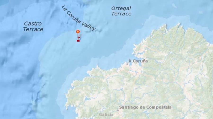 El velero se encontraba a 30 millas al noroeste de A Coruña. Foto: Salvamento Marítimo