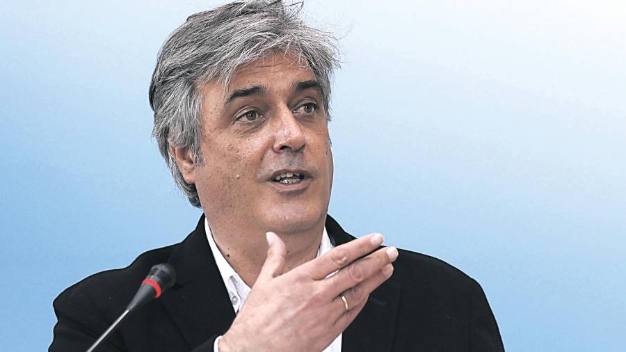 Pedro Puy, portavoz parlamentario del Partido Popular de Galicia, en el Pazo do Hórreo. Foto: Lavandeira Jr./Efe