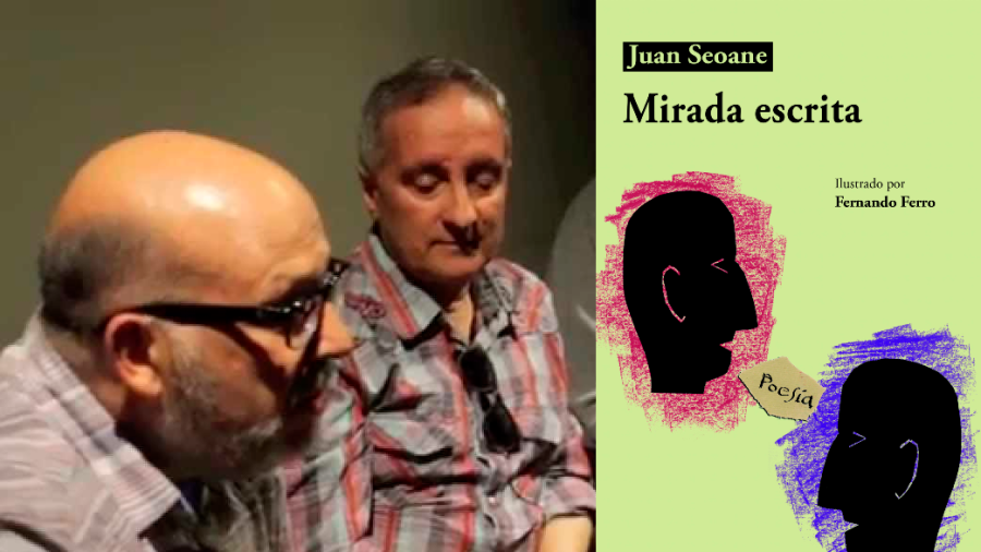 ESTRENO. Fernando Ferro, Juan Seoane, y el libro. Foto: G.