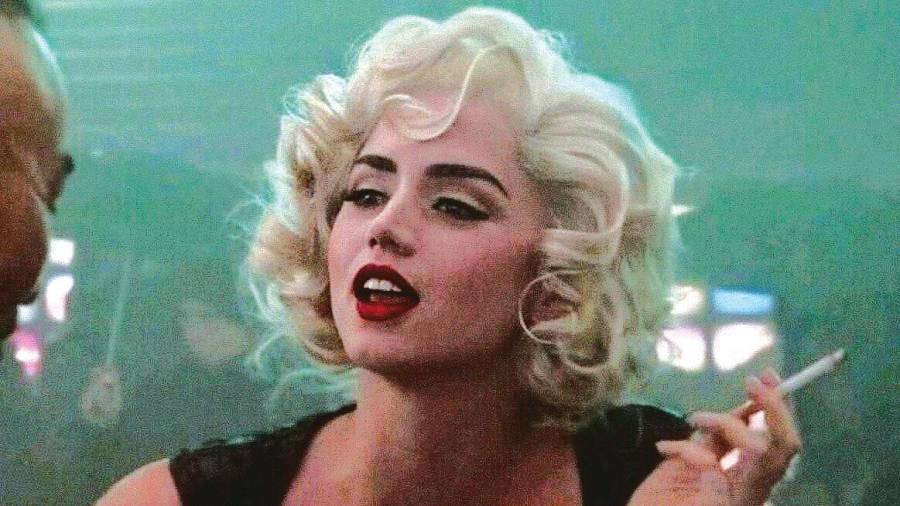 Ana de Armas caracterizada de Marilyn Monroe en el biopic ‘Blonde’