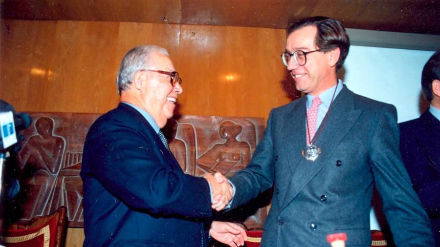 1993. José Luis Méndez. (Fuente, El Correo Gallego)