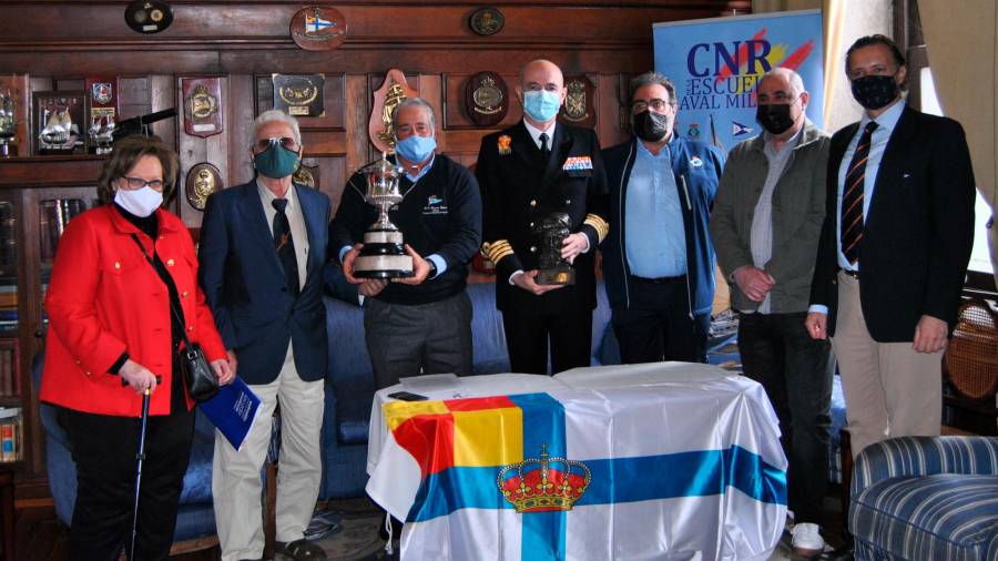Organizan el evento el RC de Regatas de Vilagarcía y la Comisión Naval de Regatas de la Escuela Naval Militar de Marín. Foto: S. E.