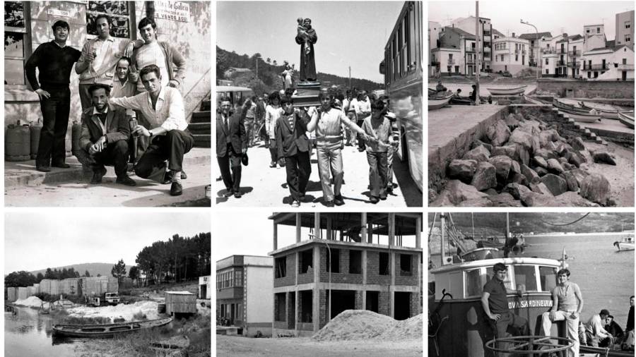 Seis das imaxes recuperadas do arquivo fotográfico do laxense José María Vidal Eiroa. Foto: J. Mº. Vidal Eiroa