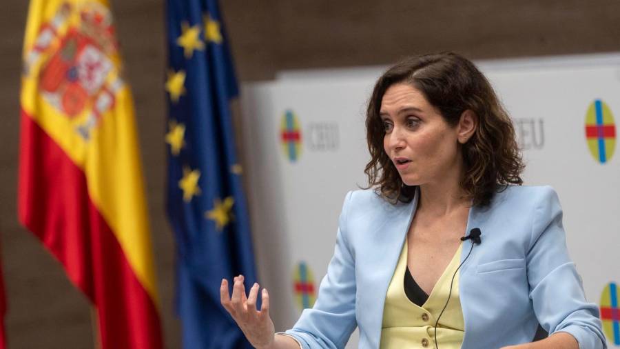 La presidenta de la Comunidad de Madrid, Isabel Díaz Ayuso. FOTO: Alberto Ortega