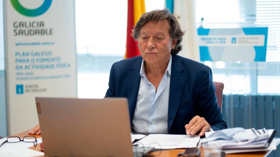 José Ramón Lete, secretario xeral para o Deporte. Foto: D. Cabezón