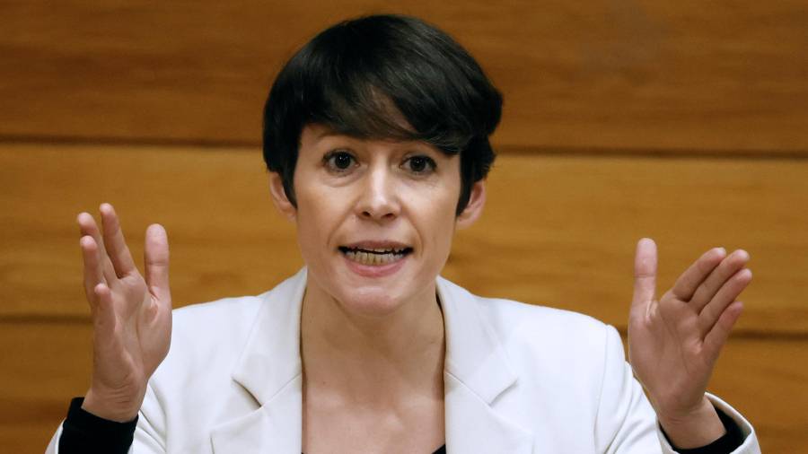 bng. La líder de los nacionalistas gallegos, Ana Pontón, ayer en la Cámara