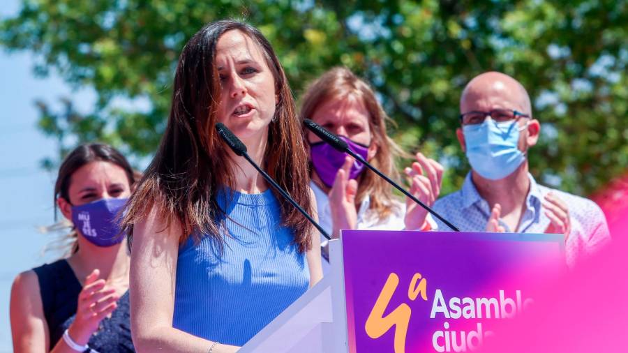 La nueva líder de Podemos, Ione Belarra. Foto: Europa Press