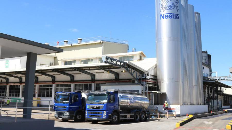 Fábrica de leche condensada de Nestlé en Pontecesures. Foto: Nestlé