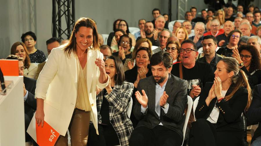 La candidata de Ciudadanos a la Presidencia de la Xunta de Galicia, Beatriz Pino. FOTO: Rosa Veiga - Europa Press - Archivo