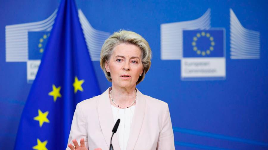 La presidenta de la CE, Ursula von der Leyen. Foto: E. Press