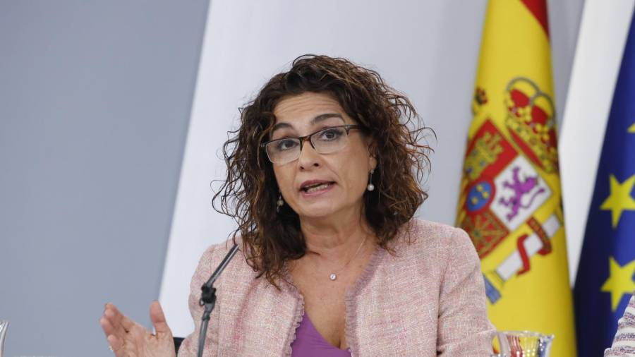 Foto de archivo de la ministra de Hacienda, María Jesús Montero. EUROPA PRESS