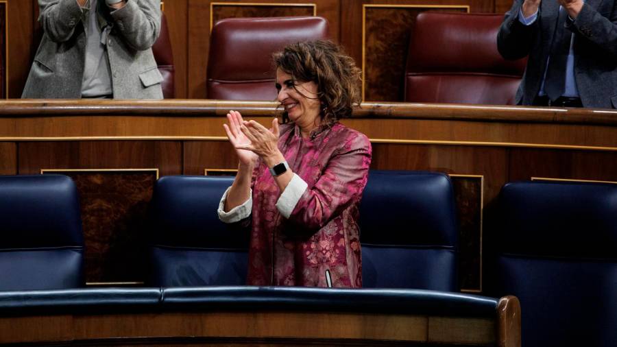 La ministra de Hacienda y Función Pública, María Jesús Montero . FOTO: Alejandro Martínez Vélez