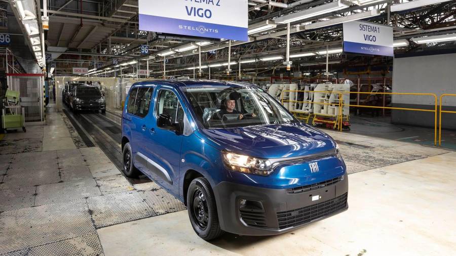 Inicio de la producción de la nueva Fiat Doblò en la fábrica de Stellantis en Vigo