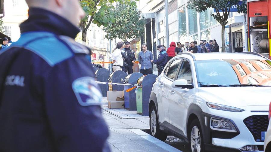 El suceso obligó a desalojar el mercado La Galiciana. Foto: Antonio Hernández