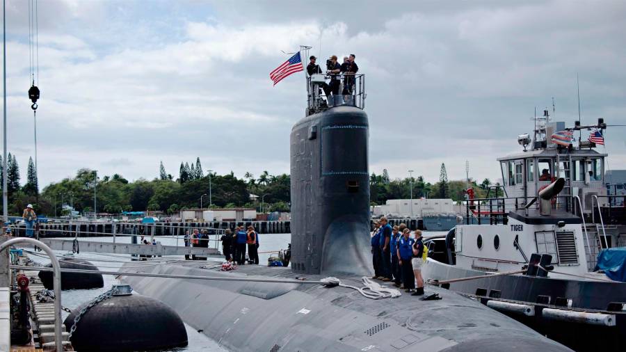 Submarino de la Armada estadounidense. FOTO: DANIEL HINTON/U.S. NAVY