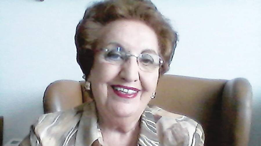 Autofoto de Gloria Martín el día de la entrevista telefónica concedida a EL CORREO GALLEGO.
