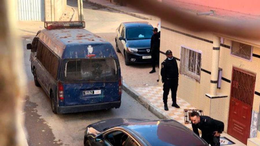 Policía de Marruecos en El Aaiún