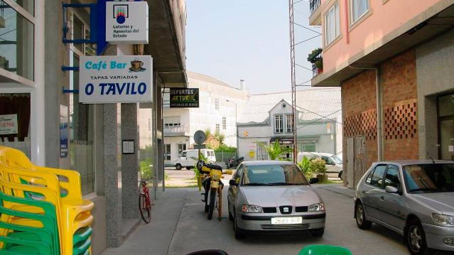 Localización del Bar O Tavilo en la localidad de Esteiro, situada en el Ayuntamiento de Muros. Foto: LAE