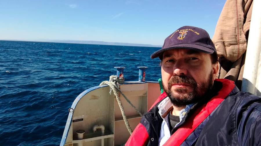 Rafael Lema, escritor, investigador y gran estudioso de los naufragios acaecidos en la Costa da Morte . Foto: ECG