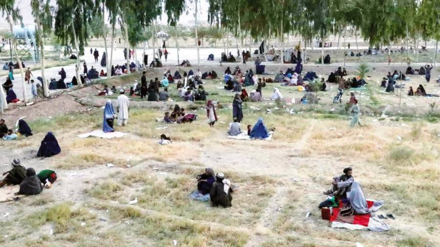 Kandahar, 30 de julio de 2021. Refugiados huidos de los talibanes. Foto: ECG