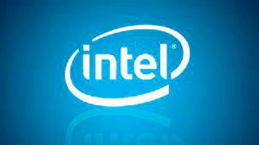 Imagen corporativa de la firma de componentes Intel
