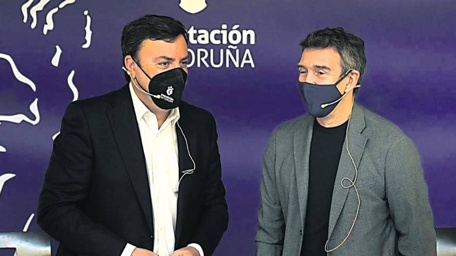 Presentación. Por la izquierda, Valentín García Formoso y Julio Bocca. Foto: Moncho Fuentes