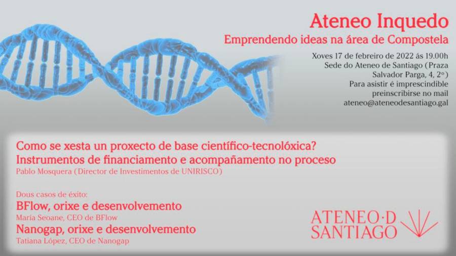 O Ateneo de Santiago inicia hoxe un novo programa sobre ciencia