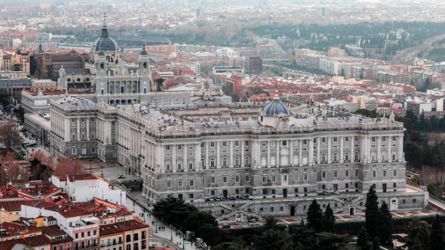 Vista general del Palacio Real. (Fuente, www.madridiario.es)
