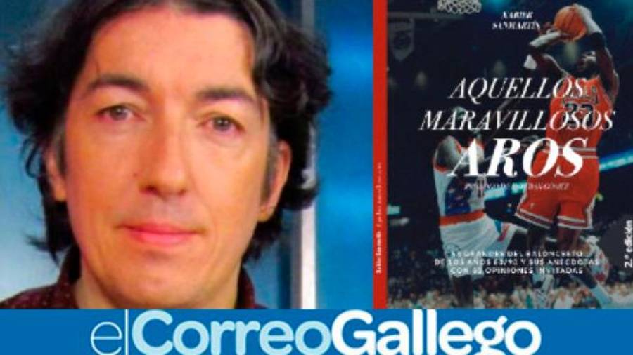 El periodista de EL CORREO Xabier Sanmartín en un foro de literatura y deporte