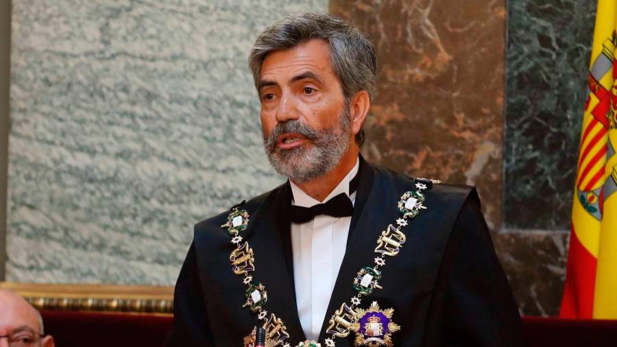 El presidente del Consejo General del Poder Judicial, Carlos Lesmes. Foto: E.P.
