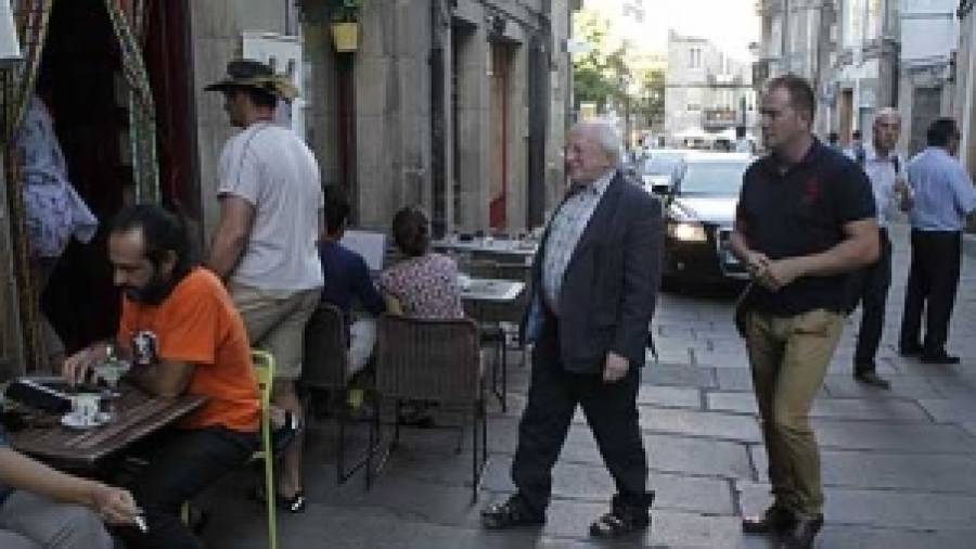 Higgins: Disfruto conversando con la gente de Galicia