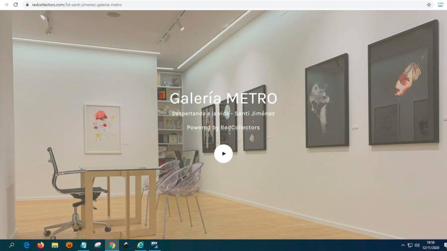 Exposición de arte moderno desde casa en la galería Metro