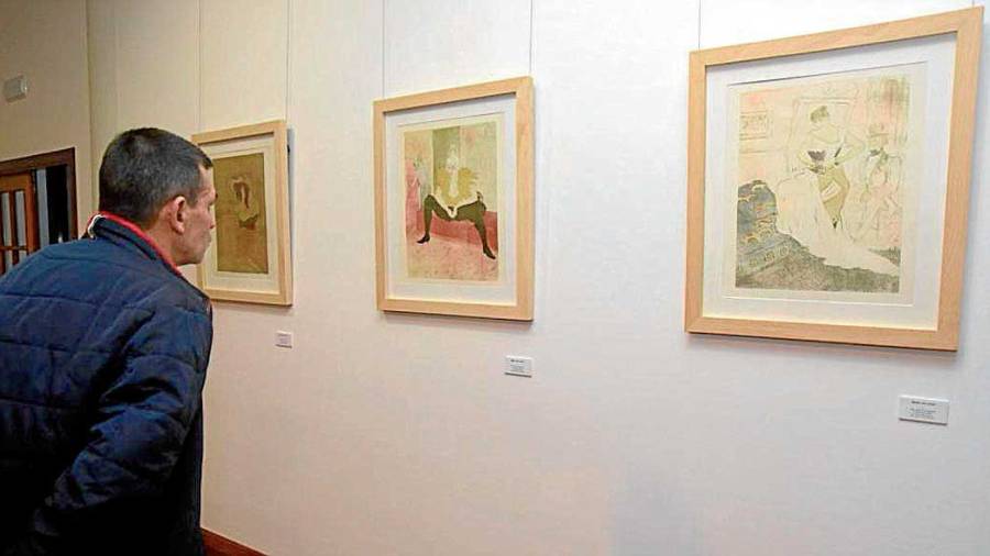 Ribeira amosa litografías do artista Toulouse-Lautrec