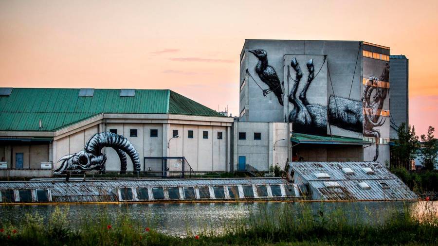 LINZ. El puerto de esta ciudad austriaca, de tradición industrial, es una de las zonas más ‘grafiteada’ de Europa