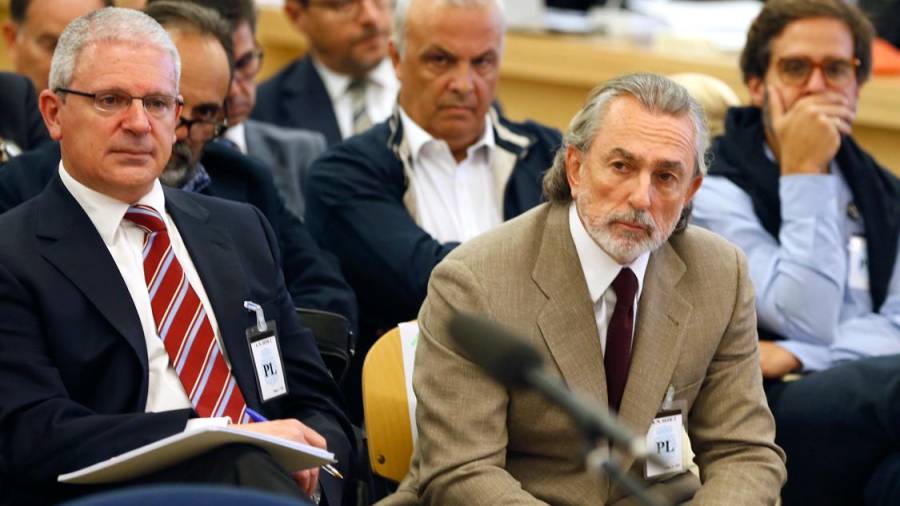 Pablo Crespo, izquierda, y Francisco Correa, considerados los cabecillas de la Gürtel. Foto: E.P.