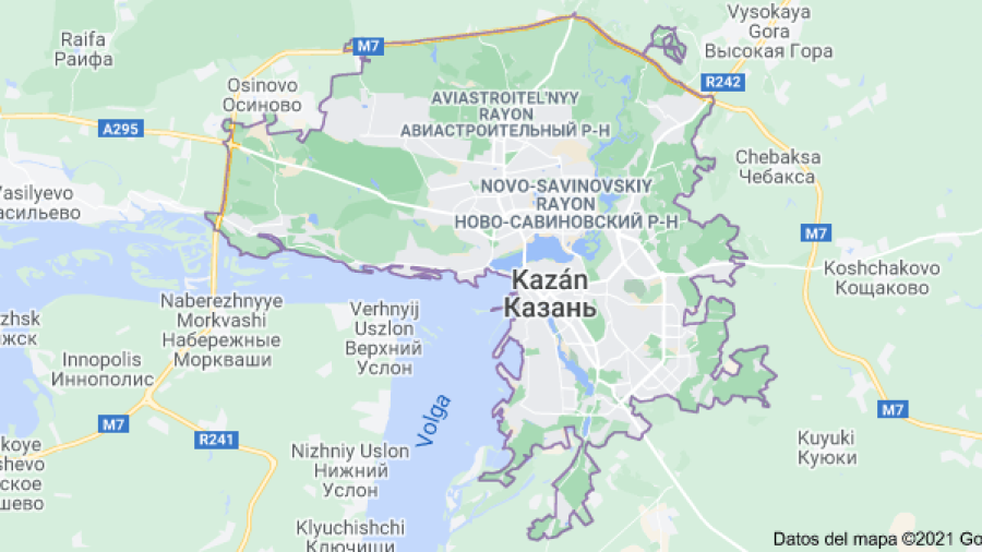 La ciudad de Kazán, donde se produjo el tiroteo, está situada a orillas del Volga