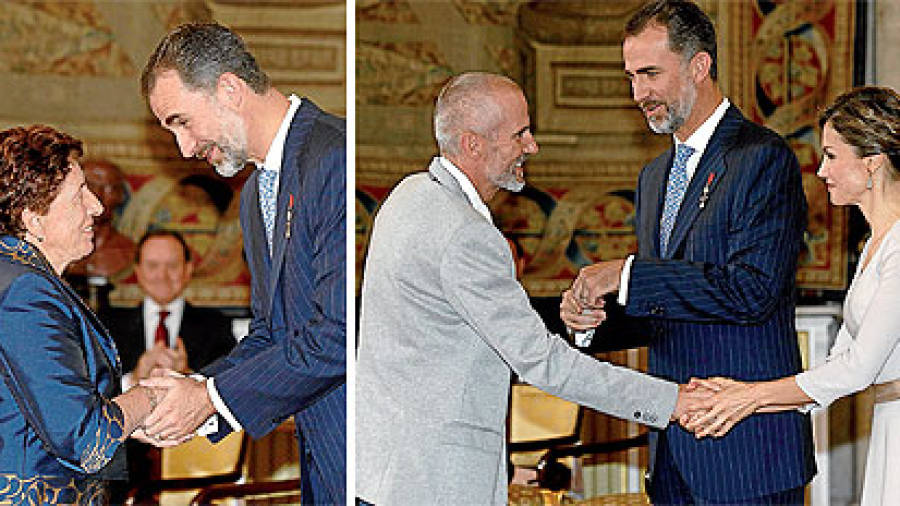 Cuatro gallegos, entre los condecorados con la Orden del Mérito Civil por Felipe VI